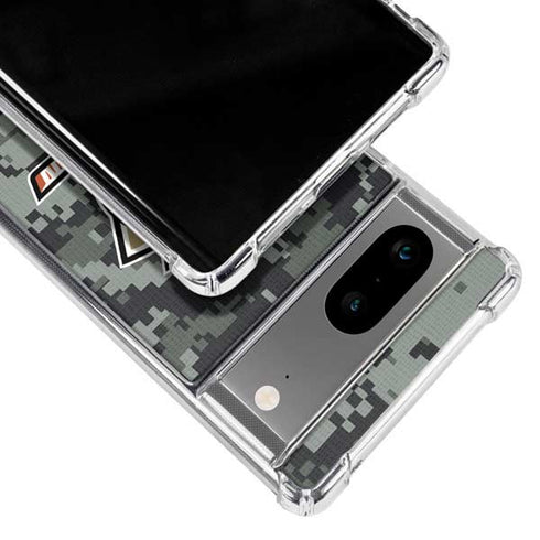 NHL Anaheim Ducks Camo Google Pixel 8 Clear Case